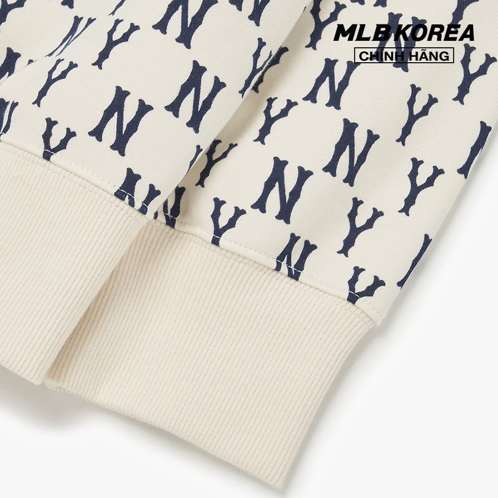 MLB - Áo sweatshirt tay dài phom suông Classic Monogram Front Brushed Overfit 3AMTM0926-50CRS