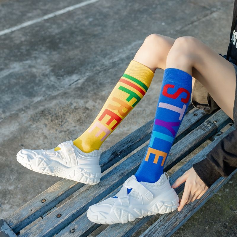 Jiashucheng Vớ Dài Đến Đầu Gối Mỏng Thời Trang Mùa Hè Dành Cho Nữ