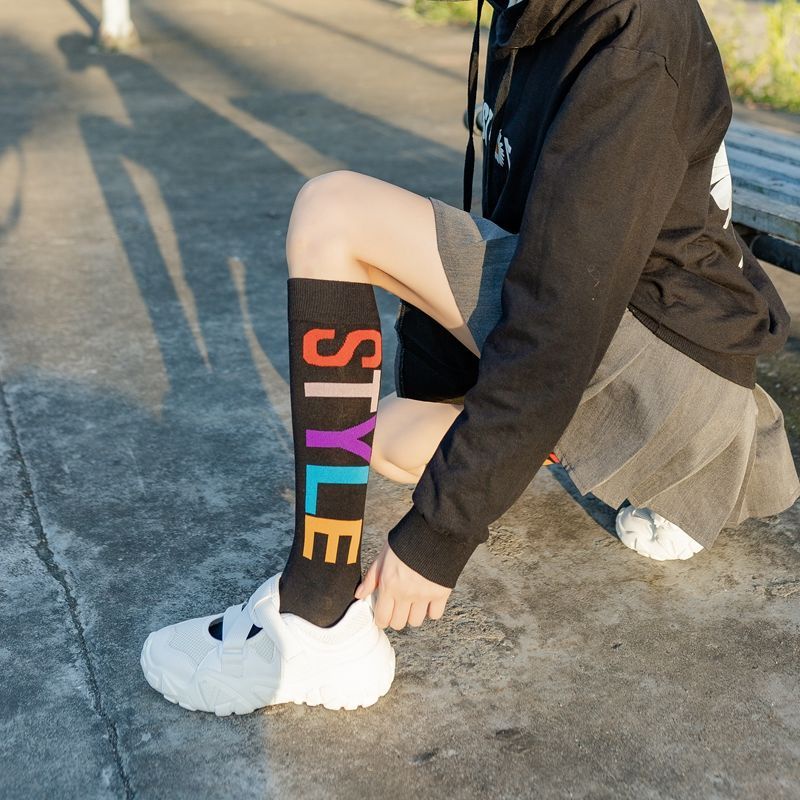 Jiashucheng Vớ Dài Đến Đầu Gối Mỏng Thời Trang Mùa Hè Dành Cho Nữ