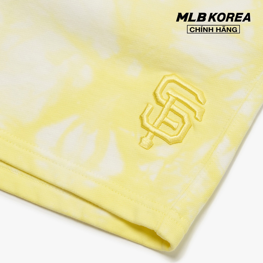 MLB - Quần shorts lưng thun Tie Dye 3ASPB0323-14YEL