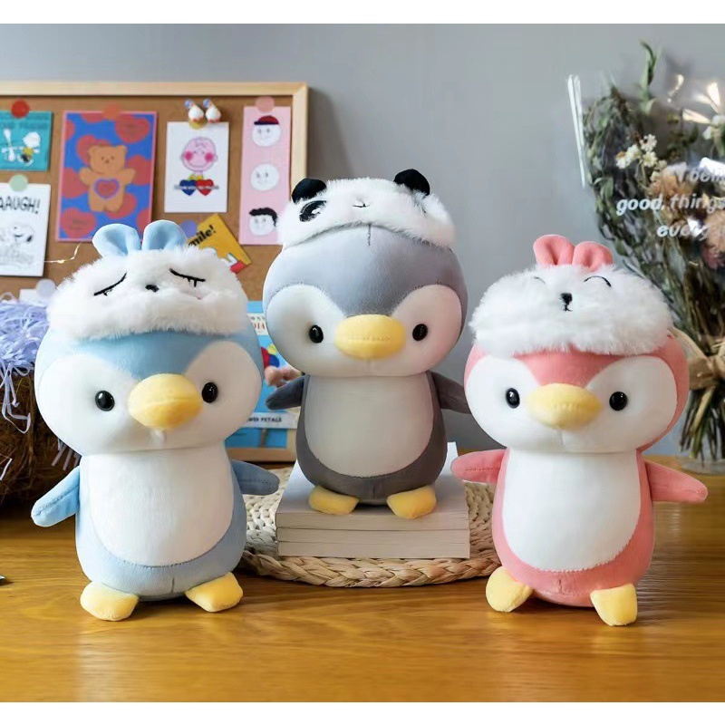 Thú bông Cánh Cụt Băng đô Ráp nhiều màu dễ thương dùng làm thú nhồi bông,trang trí phòng ngủ, quà tặng sinh nhật bạn bè