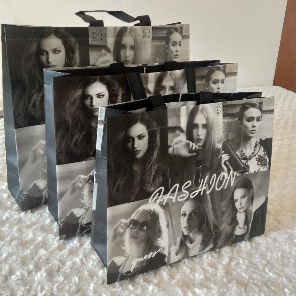 Túi Mua Sắm Bằng Vải Không Dệt Cao Cấp Chống Thấm Nước Siêu Tải Trọng Thân Thiện Với Môi Trường Bảo Vệ Môi Trường