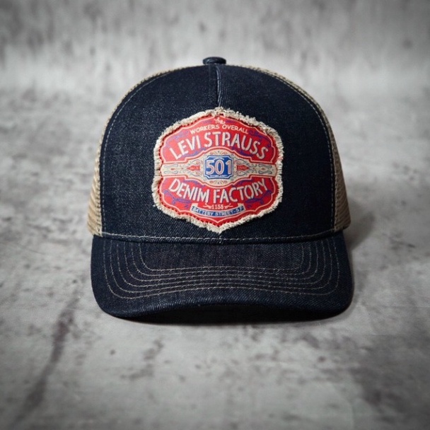 Nón Kết - Mũ Lưỡi Trai Nam Levis Vải Jean Phối Lưới Cao Cấp Dành Cho Cả Nam Và Nữ - Ảnh Shop chụp trực tiếp