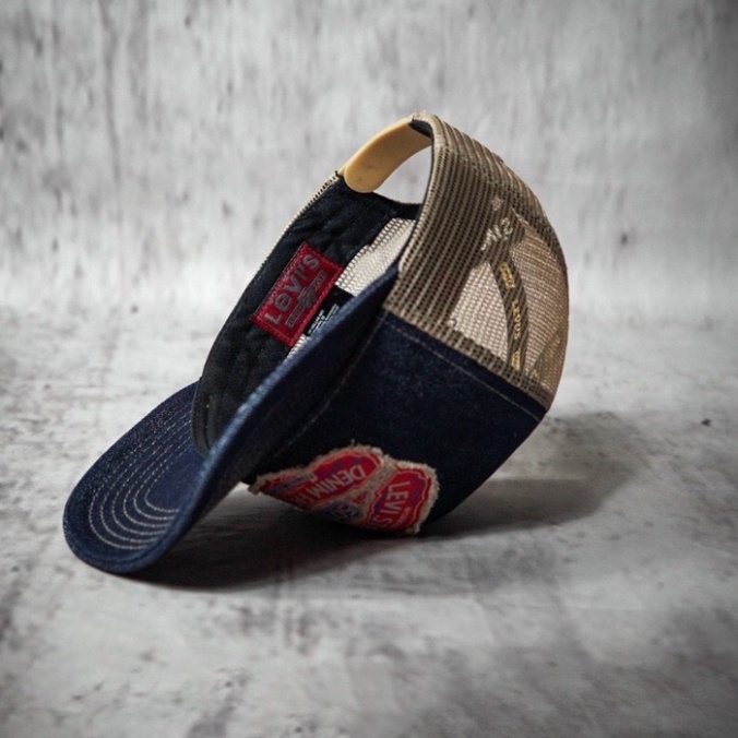 Nón Kết - Mũ Lưỡi Trai Nam Levis Vải Jean Phối Lưới Cao Cấp Dành Cho Cả Nam Và Nữ - Ảnh Shop chụp trực tiếp
