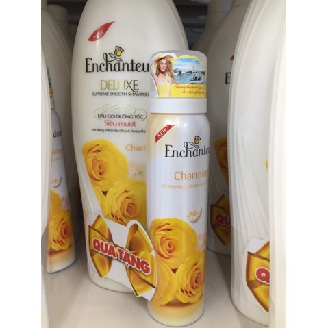 Dầu gội Enchanteur 650g tặng sữa tắm 150g