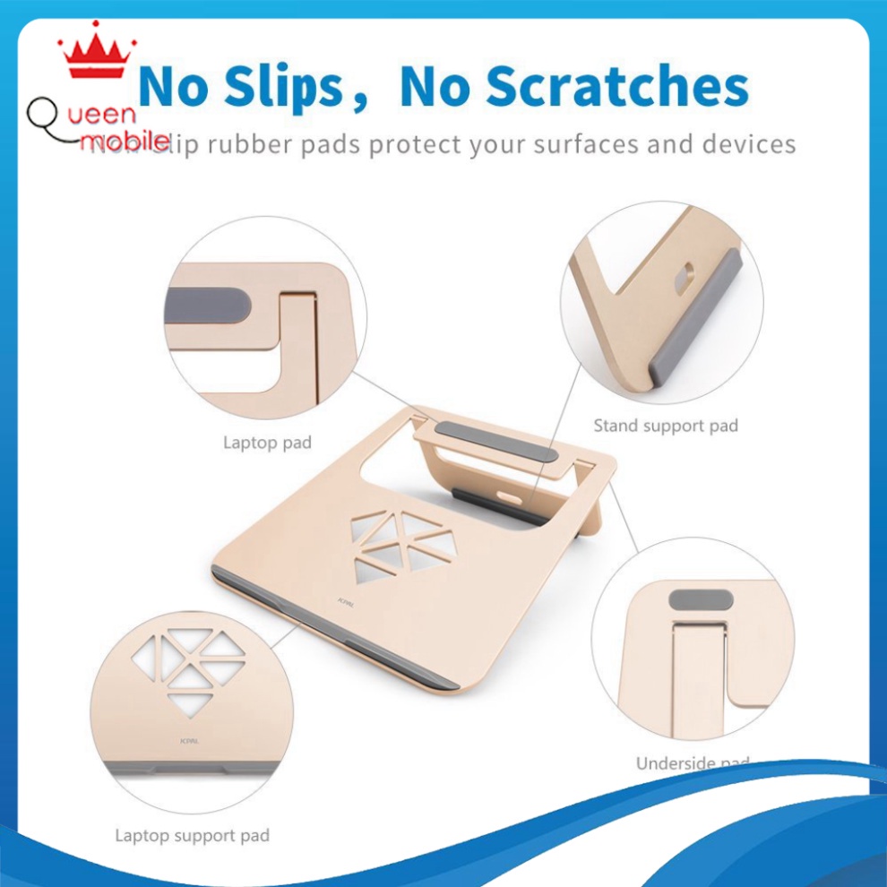 Giá đỡ nhôm cao cấp JCPAL cho Macbook Laptop