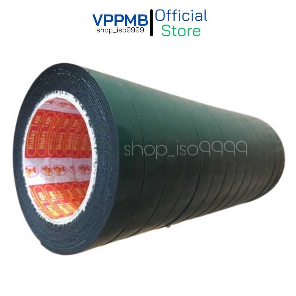 Băng dính xốp xanh 2 mặt, xốp đen 2 mặt (1 lốc)