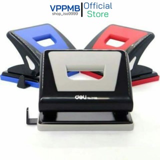 Máy đục lỗ, máy bấm lỗ Deli 0105 "15 tờ"