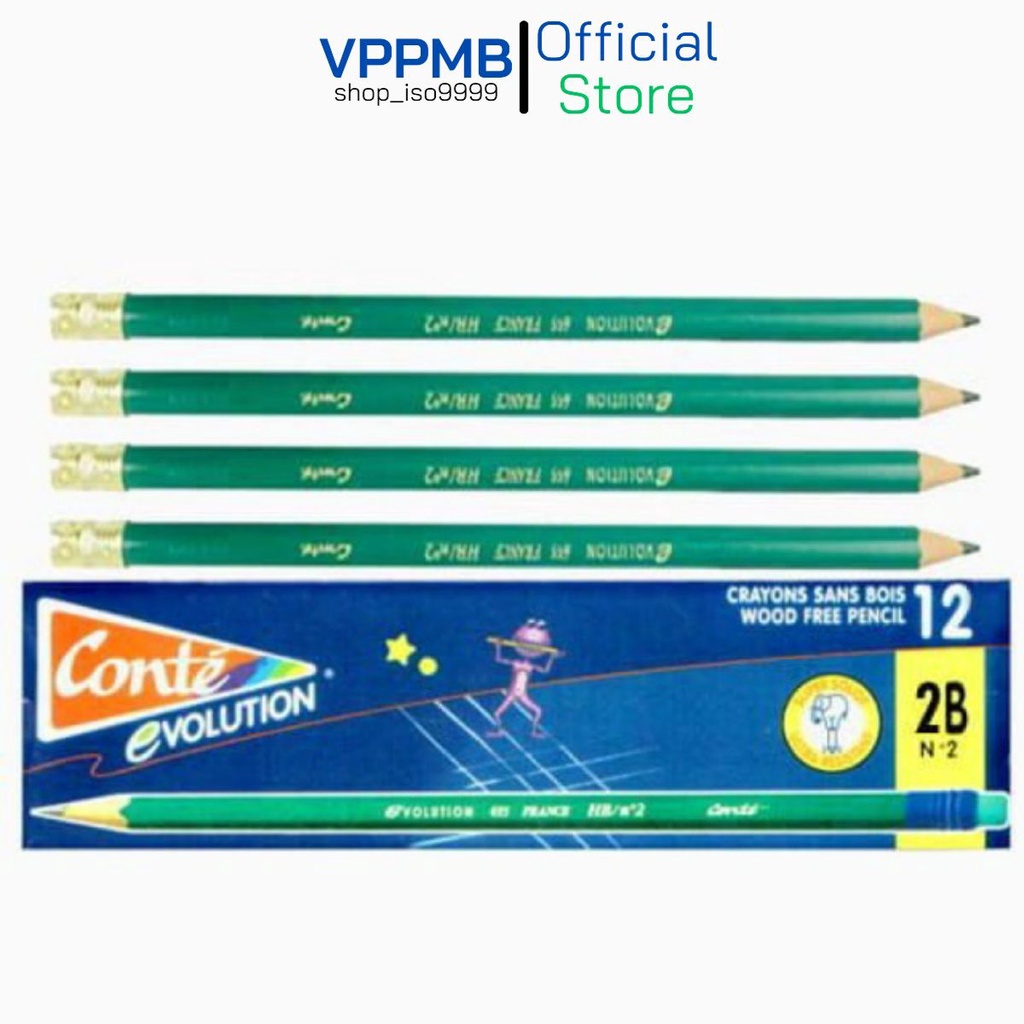 12 BÚT CHÌ PHÁP CONTE 2B-HB