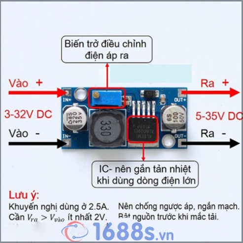 Mạch tăng áp, mạch nâng áp XL6009, XL6019 4A