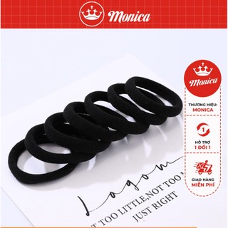 Set 5 dây chun buộc tóc MONICA thun cột tóc nữ co giãn thời trang