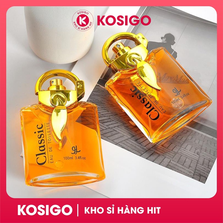 Nước Hoa Nam Nữ Ả Rập Dubai CLASSIC EAU DE TOILETTE 100ml dạng xịt cao cấp sang trọng quyến rũ