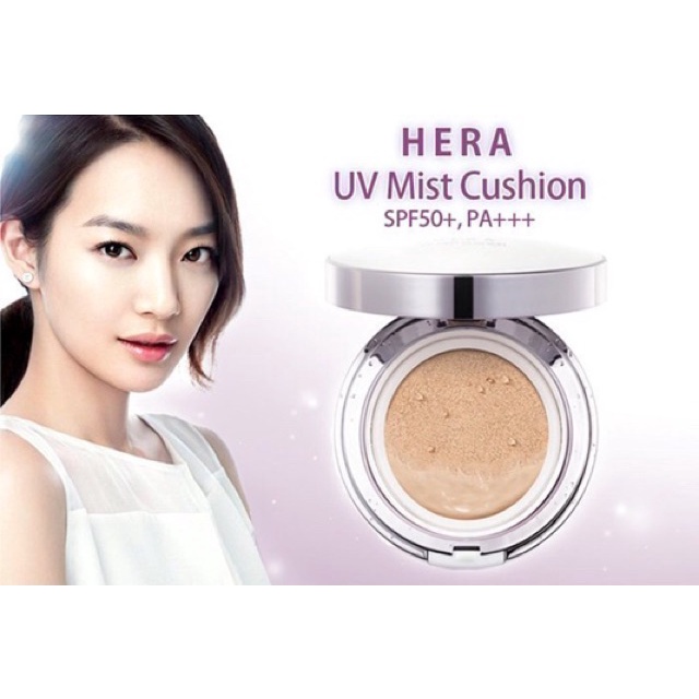 Phấn nước Hera UV Mist Cushion Cover SPF 50+ / PA+++ chống nắng căng bóng phù hợp mọi loại da