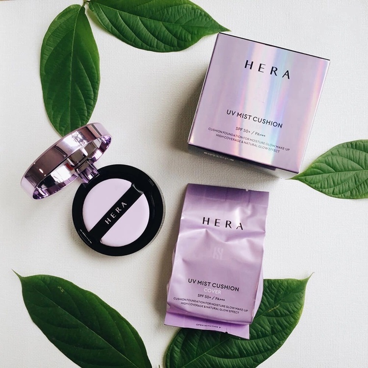 Phấn nước Hera UV Mist Cushion Cover SPF 50+ / PA+++ chống nắng căng bóng phù hợp mọi loại da