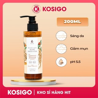 Sữa rửa mặt nghệ nhân sâm mela 200ml mờ thâm giảm mụn trắng da