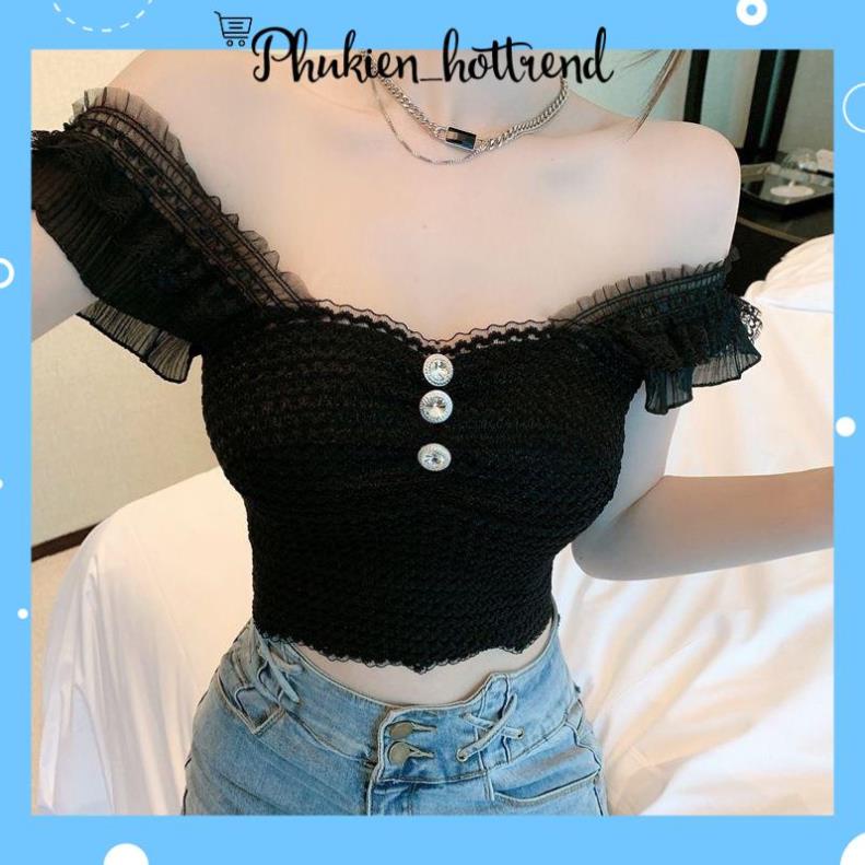 Áo Bra Ren Cánh Tiên Siêu Xinh - Áo Croptop Hai Dây Ren Cánh Tiên Siêu Hot 6211 phanngoc03