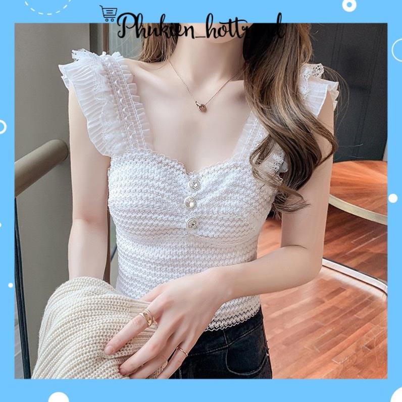Áo Bra Ren Cánh Tiên Siêu Xinh - Áo Croptop Hai Dây Ren Cánh Tiên Siêu Hot 6211 phanngoc03