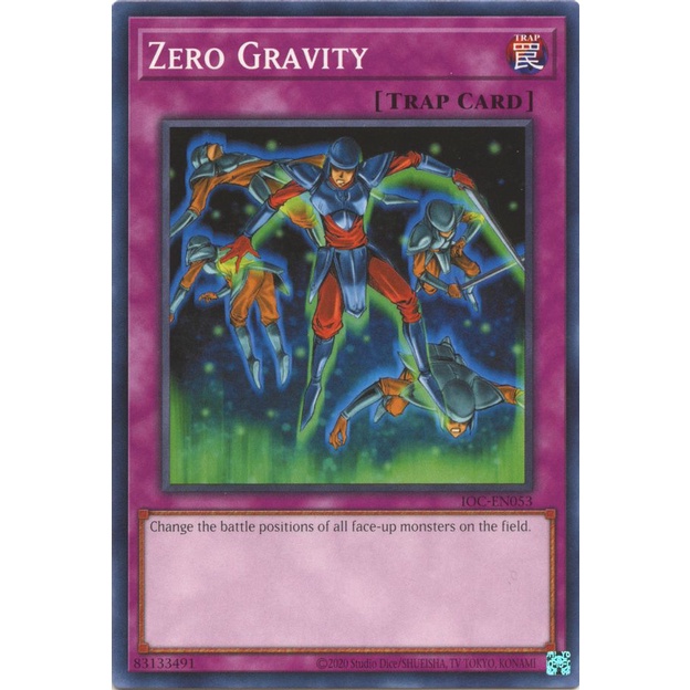 Thẻ Bài Yugioh Zero Gravity - IOC-EN053 - Common Unlimited (25th Reprint)