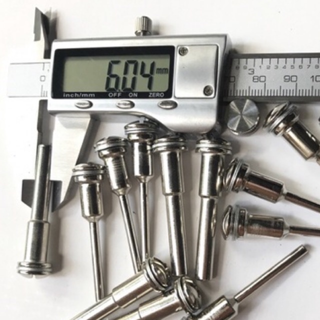 Trục kẹp đĩa lỗ vít 6mm cán 3.17mm hoặc 6mm