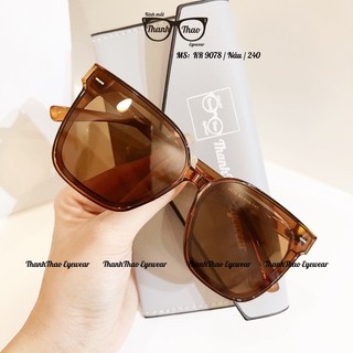 Kính mát nữ vuông mảnh nhựa dẻo nhẹ đàn hồi chống uv 9078 - thanhthao eyewear