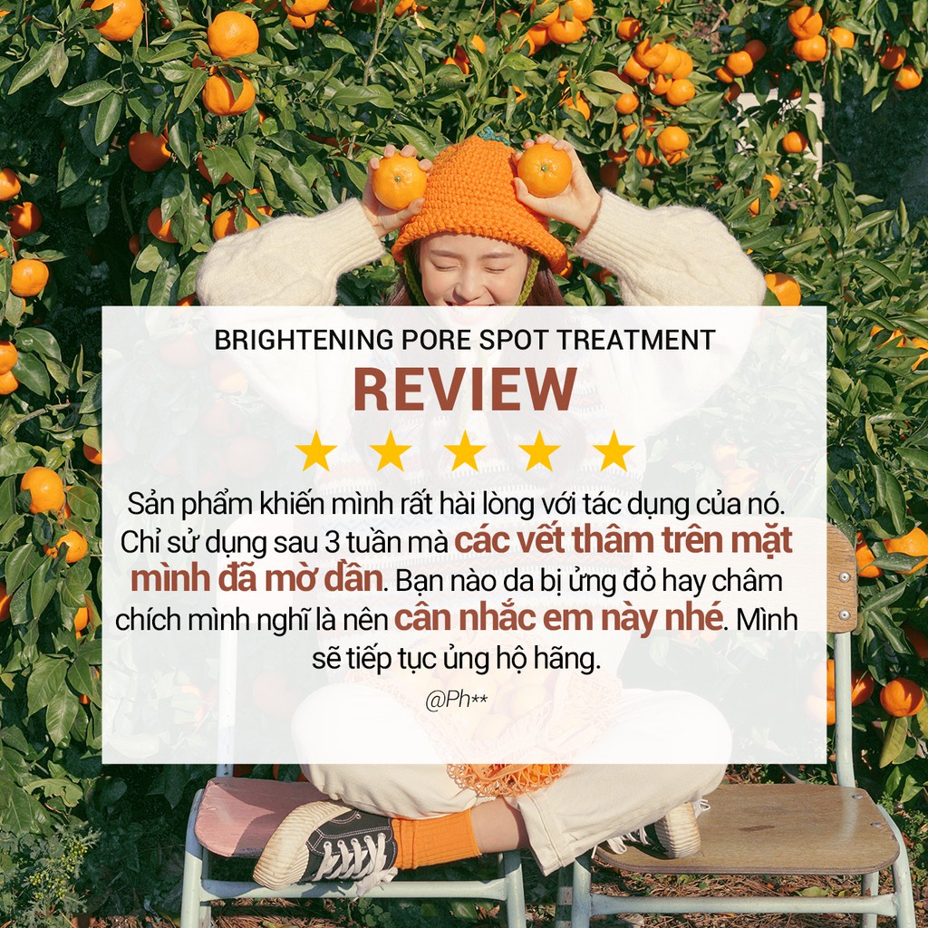 Tinh chất dưỡng sáng da 3 trong1 innisfree Brightening Pore Spot Treatment 30ml