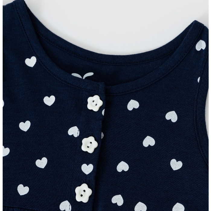 Váy thun sát nách bé gái Rabity váy chấm bi chất cotton siêu mềm mát thích hợp thời tiết mùa hè 93024