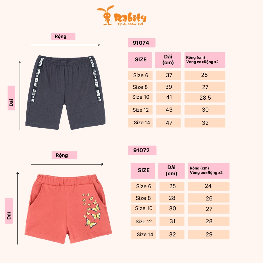 [NHẬP RABITY GIẢM ĐẾN 20K] Quần short thun cho bé trai Rabity quần short cạp chun cotton mùa hè thoáng mát 91074