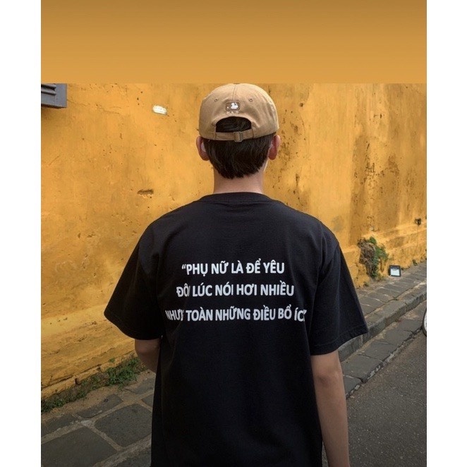 Áo thun, Phông " Phụ nữ là để yêu " Vải Cotton 100%