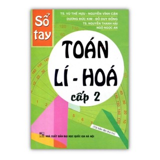 Sách - sổ tay toán lí - hóa cấp 2