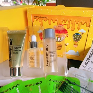 SET DƯỠNG DA CNP LABORATORY PROPOLIS ( KEO ONG)  4 MÓN