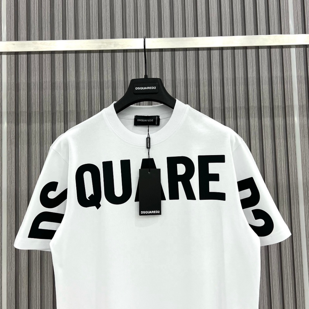 Áo thun, Phông DSQUARED2 Big Logo Vải Cotton 100%