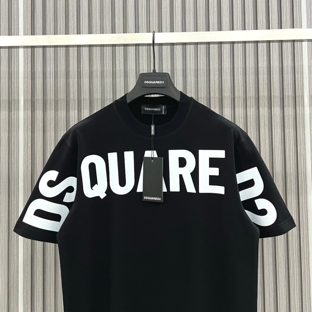 Áo thun, Phông DSQUARED2 Big Logo Vải Cotton 100%