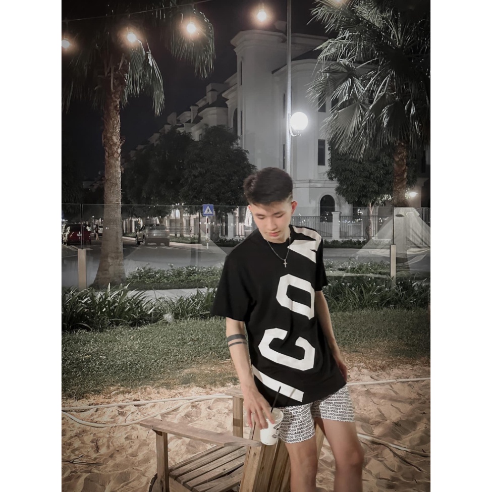 Áo thun, Phông ICON Big Logo Vải Cotton 100%