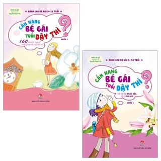 Sách - combo cẩm nang bé gái tuổi dậy thì - quyển 1 và 2