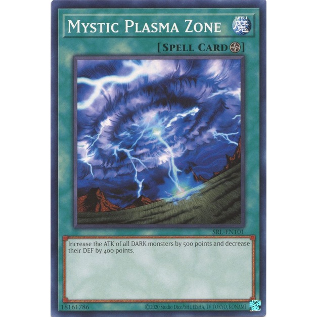 Thẻ Bài Yugioh Mystic Plasma Zone - SRL-EN101 - Common Unlimited (25th Reprint)