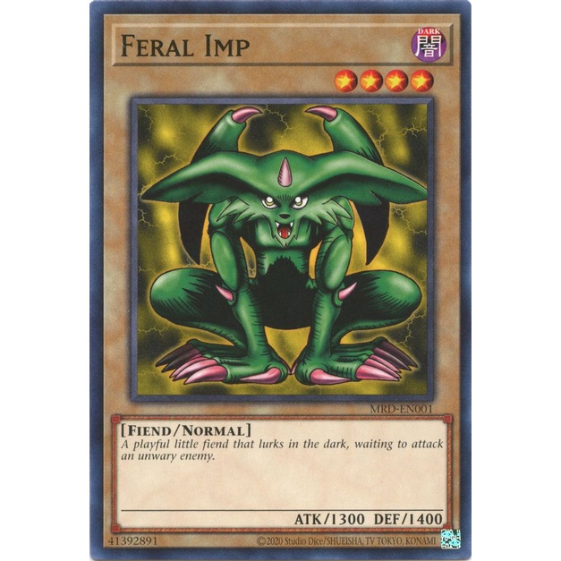 Thẻ Bài Yugioh Feral Imp - MRD-EN001 - Common Unlimited