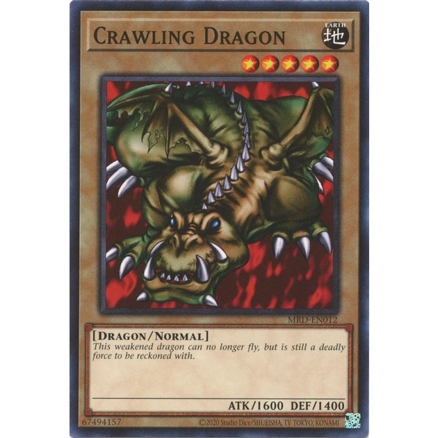 Thẻ Bài Yugioh Crawling Dragon - MRD-EN012 - Common Unlimited