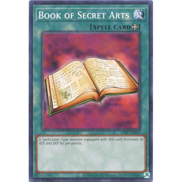 Thẻ Bài Yugioh Book of Secret Arts - LOB-EN043 - Common Unlimited