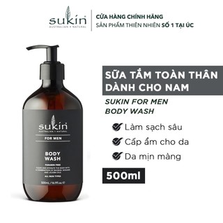 Sữa tắm dành cho nam sukin for men body wash 500ml