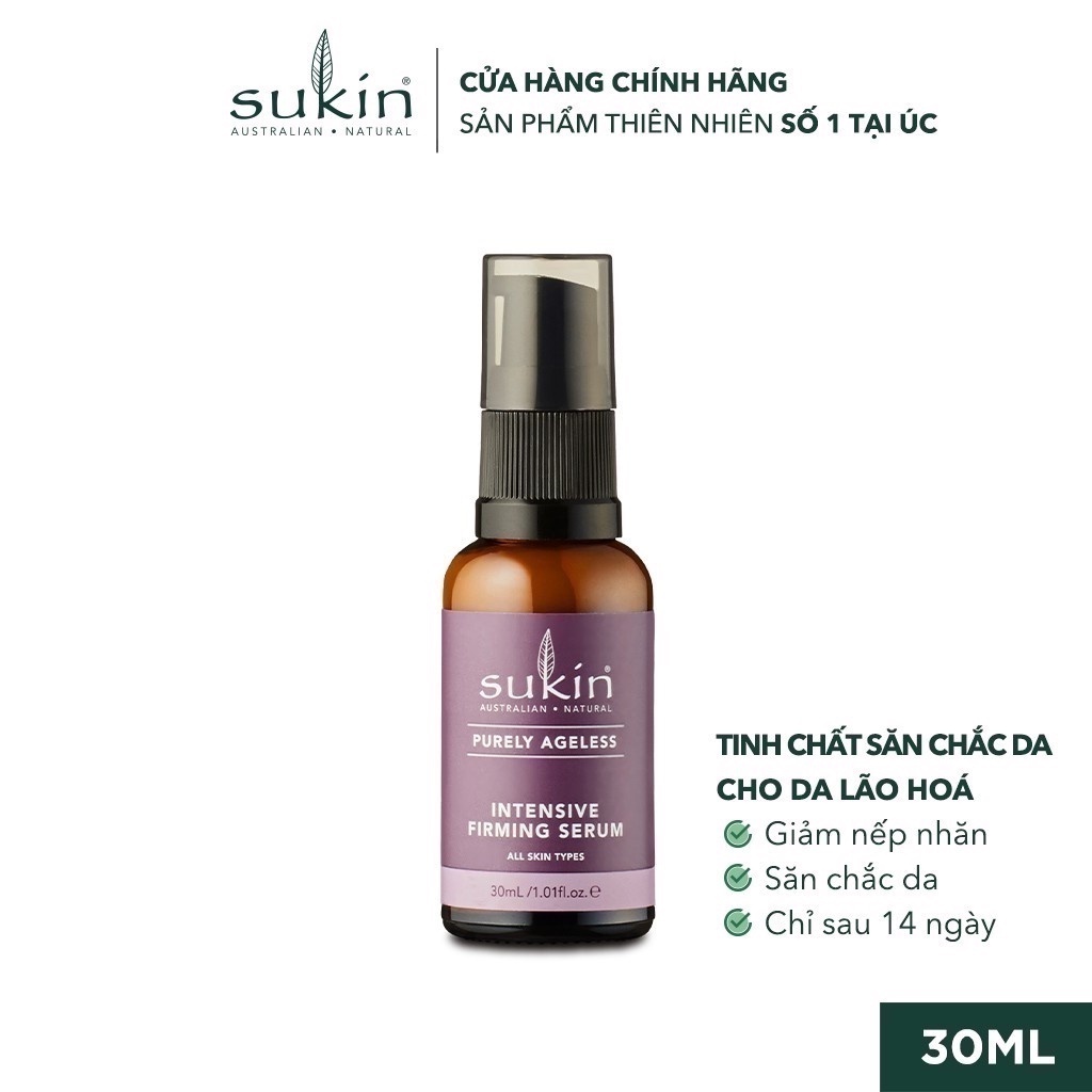 Serum Săn Chắc Da Sukin Purely Ageless Intensive Firming Serum 30ml (HSD: 09/09/2024)