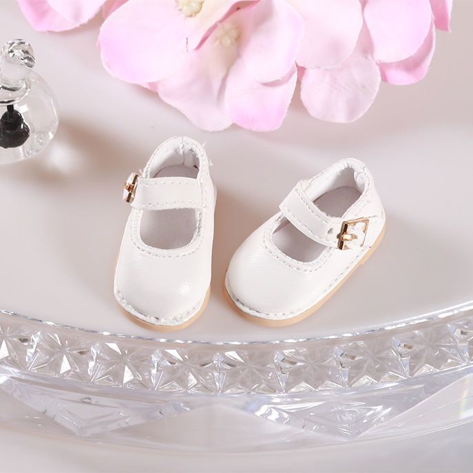 Giày Búp Bê BJD 6 Mũi Nhọn 30cm Da Bóng Phối Khóa Lớn Thời Trang Dây Da Đồng Hồ Đeo Tay 6.166 6.16 Chuyên Dụng