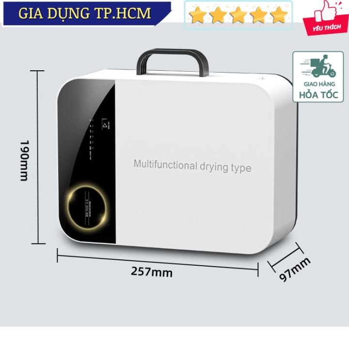 🆕 Máy sấy giày 2 đôi cùng lúc khử trùng UV Multifunctional drying type LF-UVS 240W