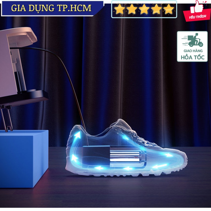 🆕 Máy sấy giày 2 đôi cùng lúc khử trùng UV Multifunctional drying type LF-UVS 240W