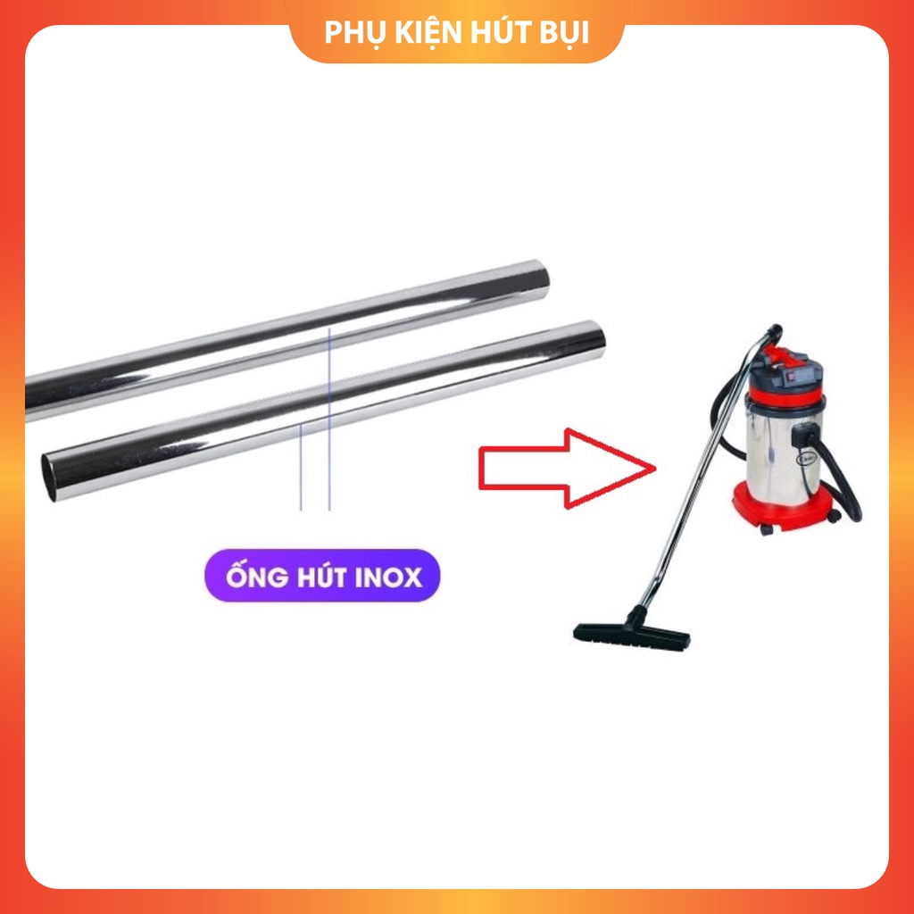 Cặp ống inox Thẳng dành cho máy hút bụi công nghiệp Camry BF500/501