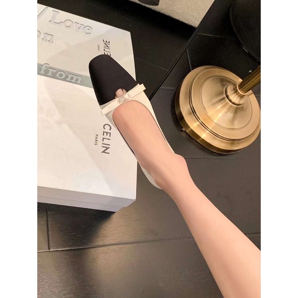 Giày bệt búp bê đính nơ - Giày đế cao su mềm