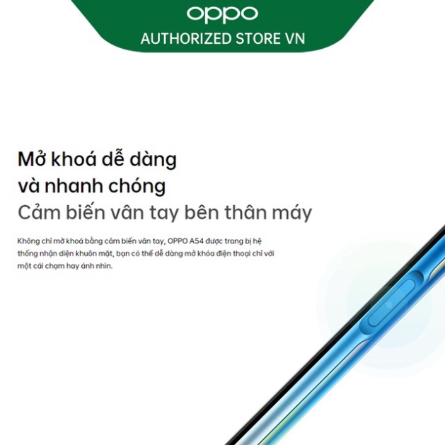 Điện thoại OPPO A54  - Hàng Chính Hãng Máy Mới Bảo Hành 12 Tháng Hỗ Trợ Đổi Trả 7 Ngày Đầu