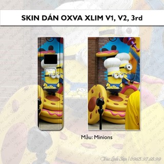 Skin dán Xlim v1, v2, kỷ niệm mẫu Minions