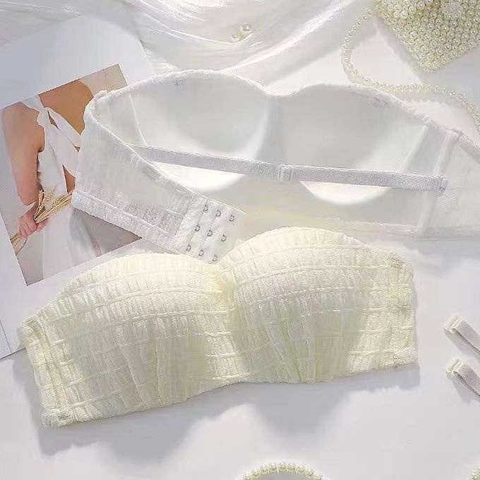 Jiashucheng Áo Ngực Không Dây Không Gọng Thép Chống Trượt Thời Trang Mùa Hè Cho Nữ