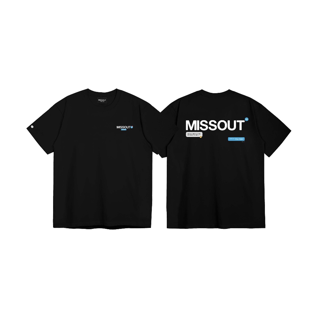 ÁO THUN MISSENGER TEE MISSOUT - WHITE