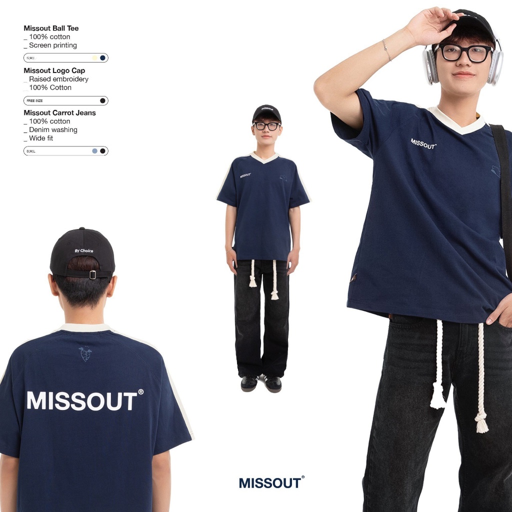 ÁO THUN BALL TEE MISSOUT